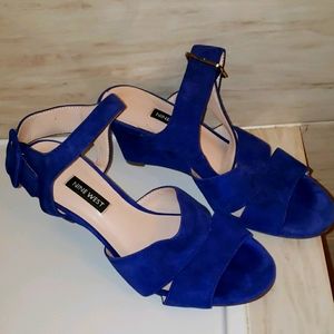 Nine West Wedges (Royal Blue)